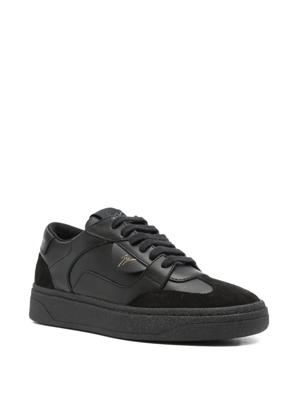 Giuseppe Zanotti leather sneakers Black