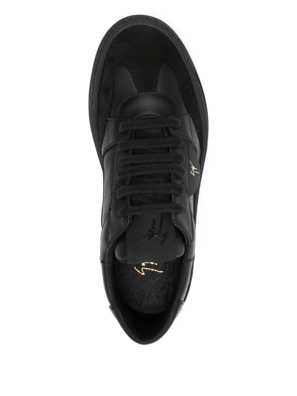 Giuseppe Zanotti leather sneakers Black