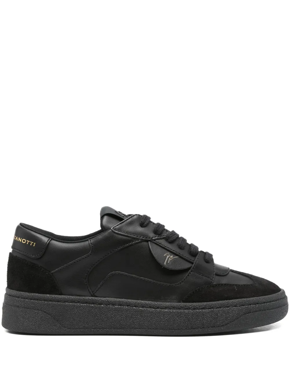 Giuseppe Zanotti leather sneakers Black