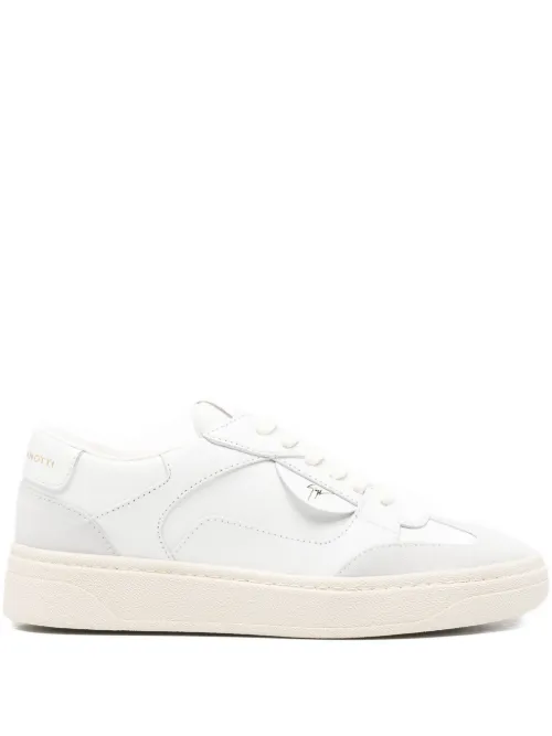 Baskets en cuir à empiècements - Giuseppe Zanotti - Modalova