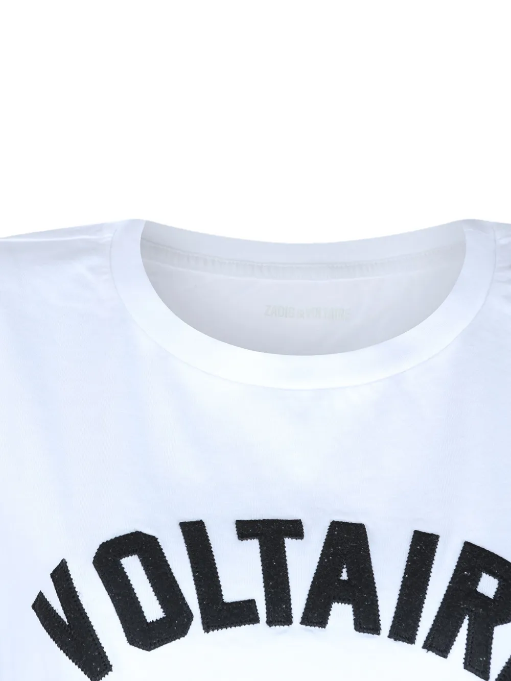 Zadig&Voltaire logo-patch T-shirt Wit