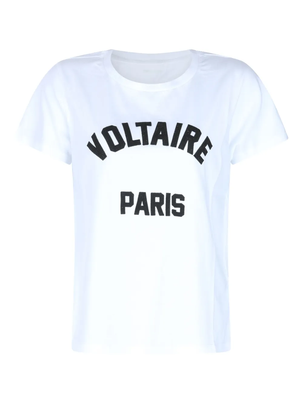 Zadig&Voltaire logo-patch T-shirt Wit