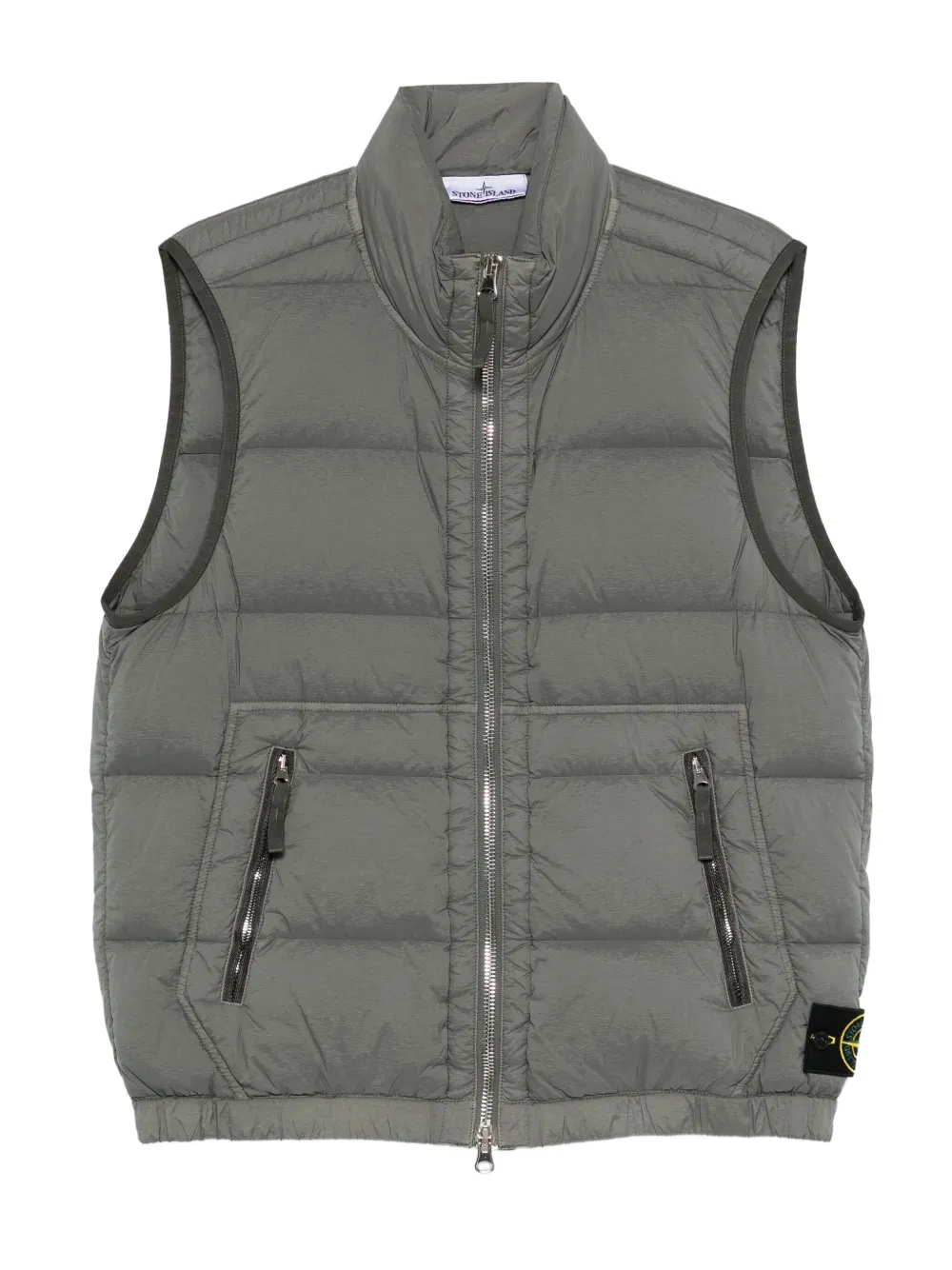Stone Island Seamless Tunnel quilted gilet Groen