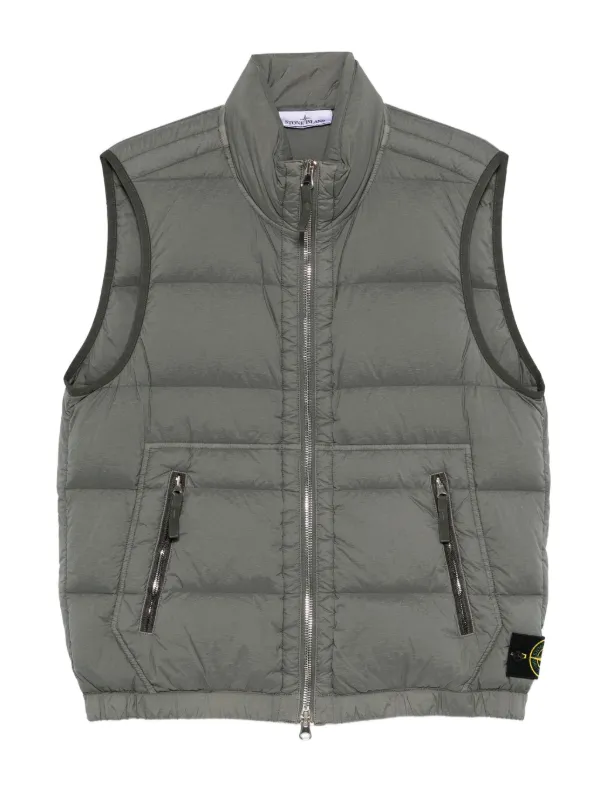 Stone Island Seamless Tunnel Quilted Gilet Green FARFETCH IN