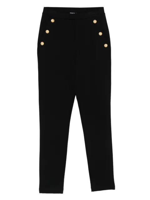 Balmain Kids button-detail trousers