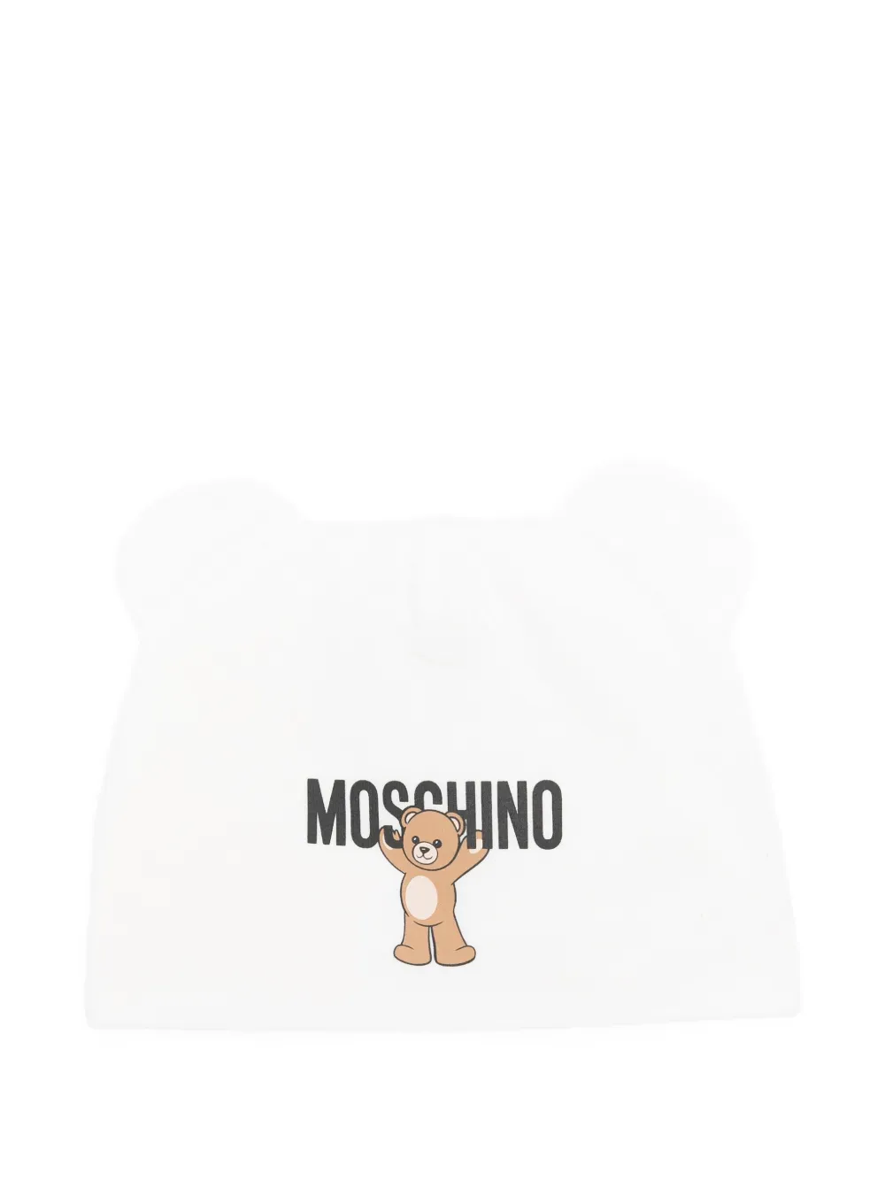 Moschino Kids Muts met logoprint Wit