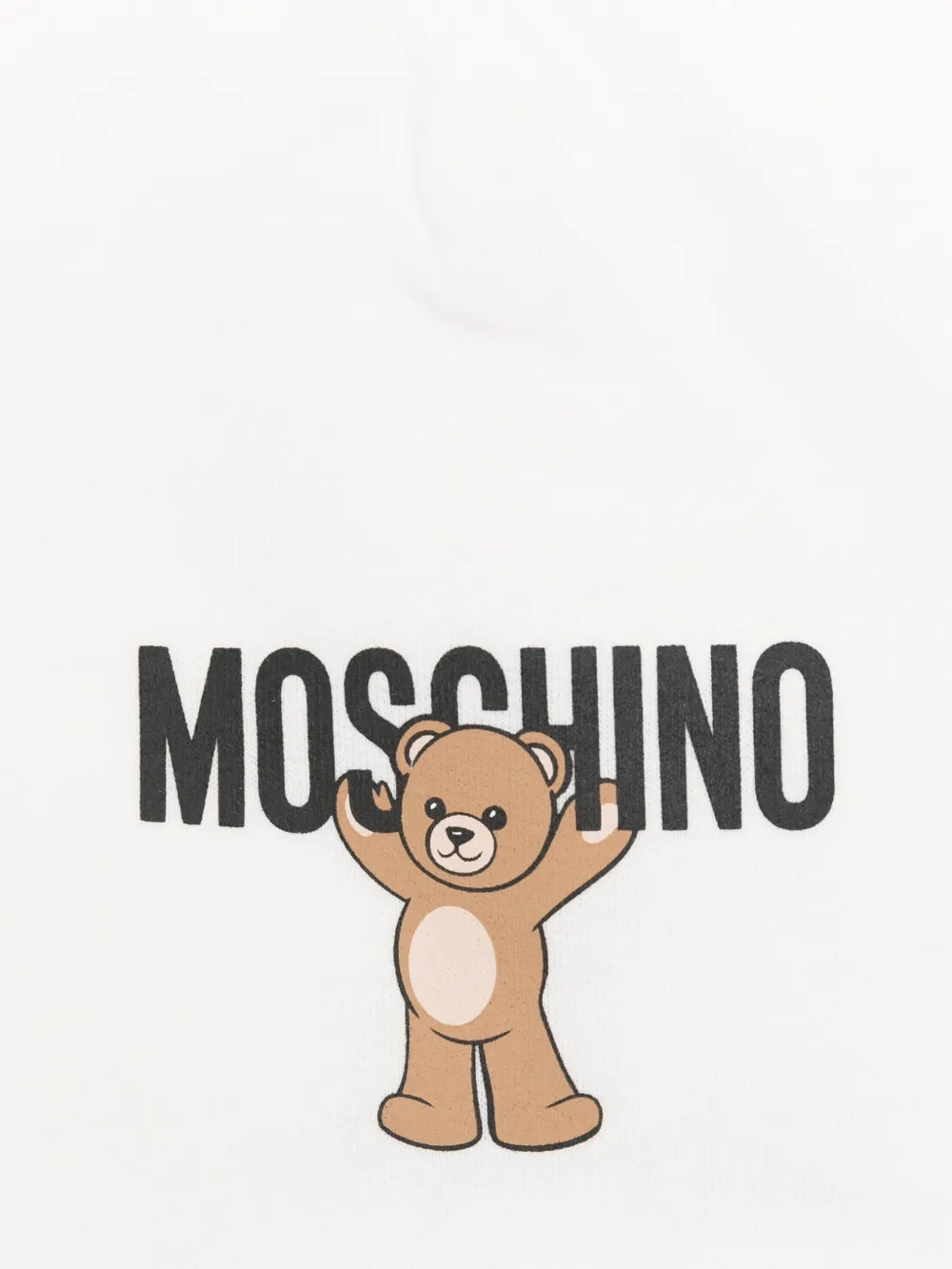 Moschino Kids Muts met logoprint Wit