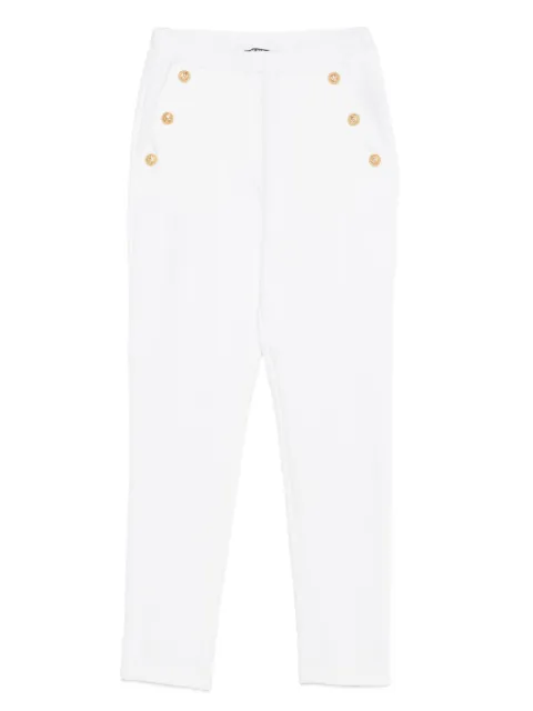 Balmain Kids button-detail trousers