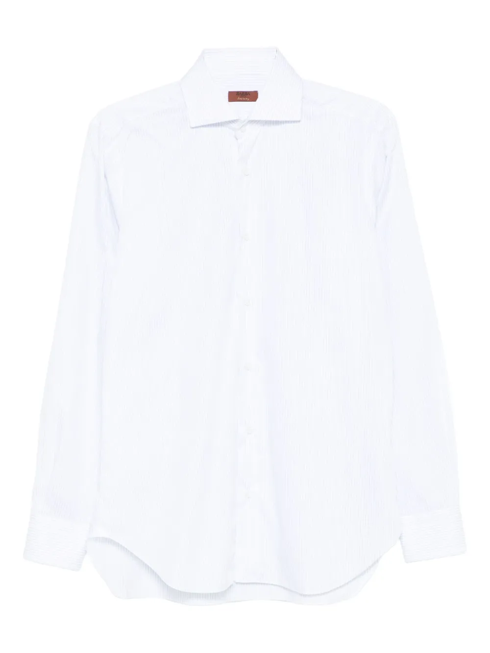 Barba cotton shirt Wit