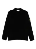 Stone Island logo-badge sweater - Black