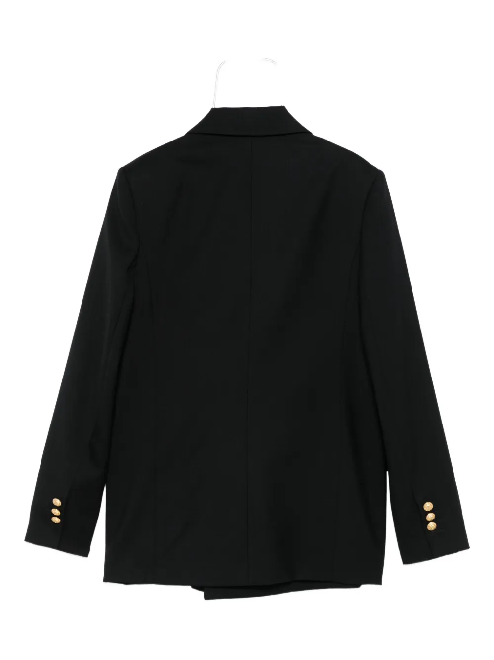 Balmain Kids buttoned double-breasted jacket Zwart