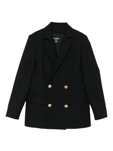 Balmain Kids buttoned double-breasted jacket