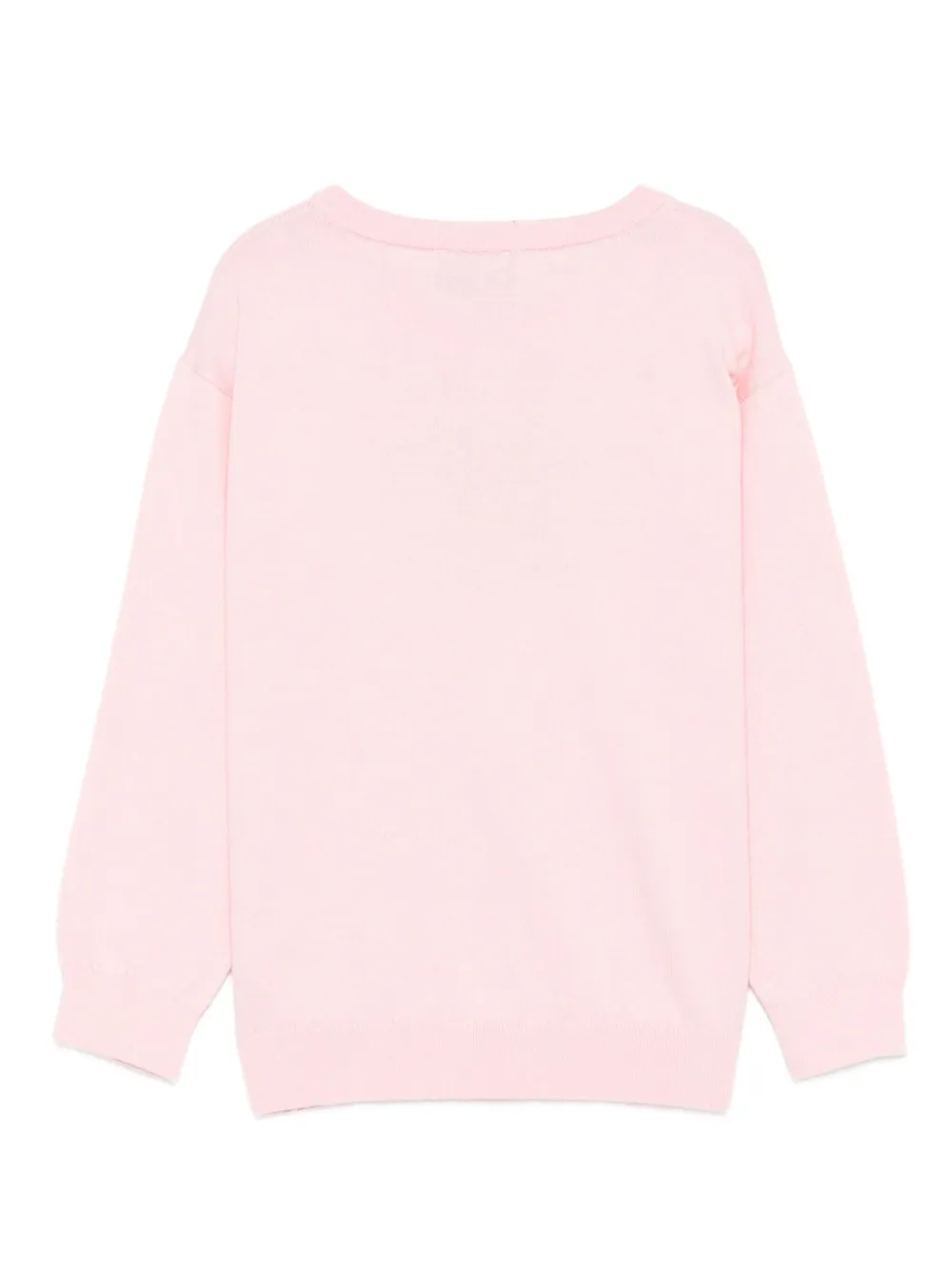 Moschino Kids teddy-logo cotton-wool sweater | Girls Jumpers & Knitwear | Image 2