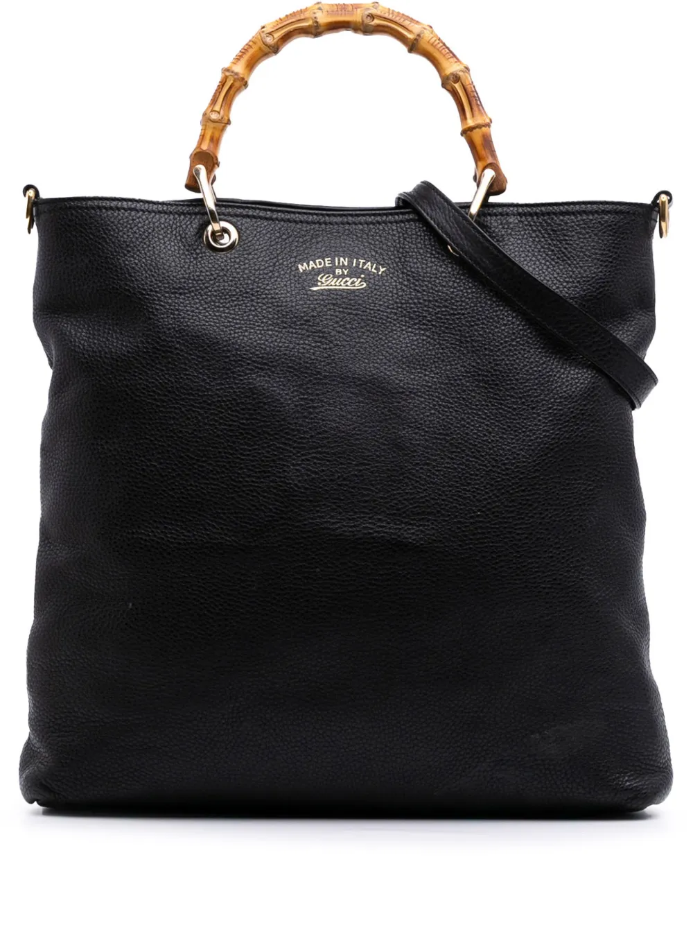 GUCCI - GUCCI グッチ バンブー ブラック 黒 ゴールド金具