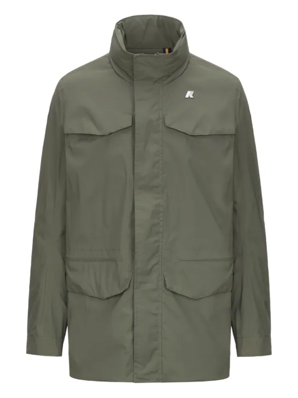 K-Way MANUEL multi-pocket Jacket Green FARFETCH IN