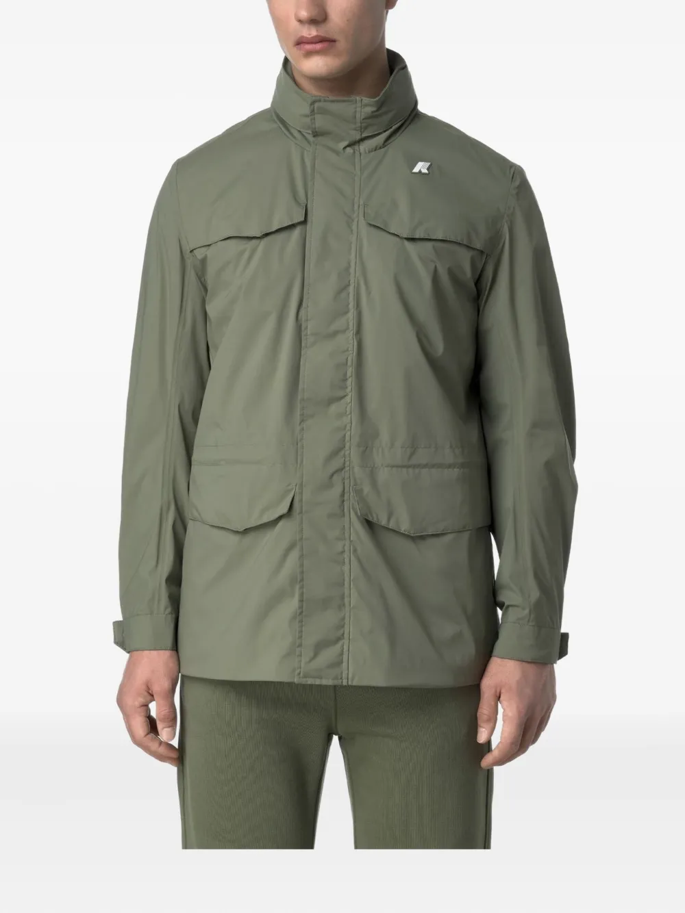 K-way Manuel Multi-pocket Jacket In Green