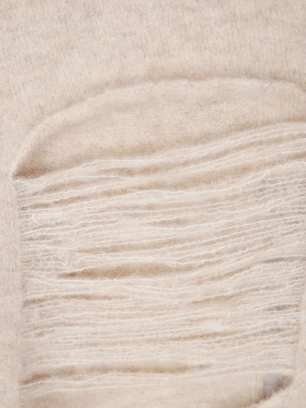 Rick Owens open-back sweater Beige