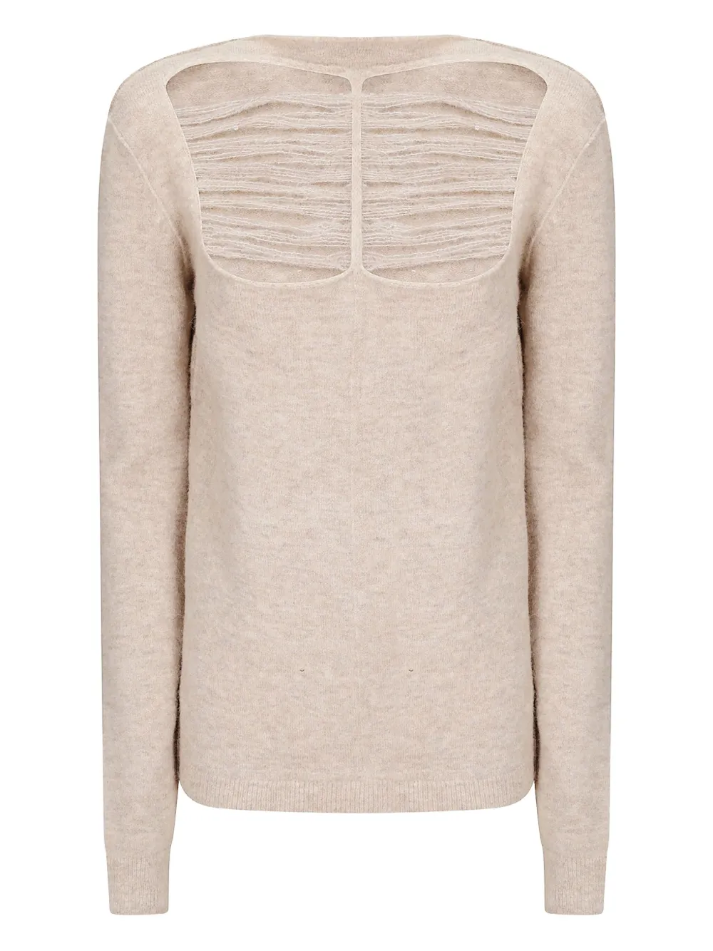 Rick Owens open-back sweater Beige