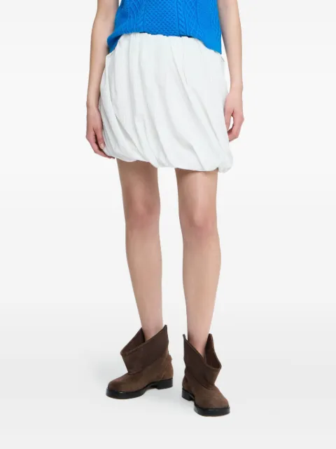 JW Anderson Ballon-Minirock mit Nadelstreifen