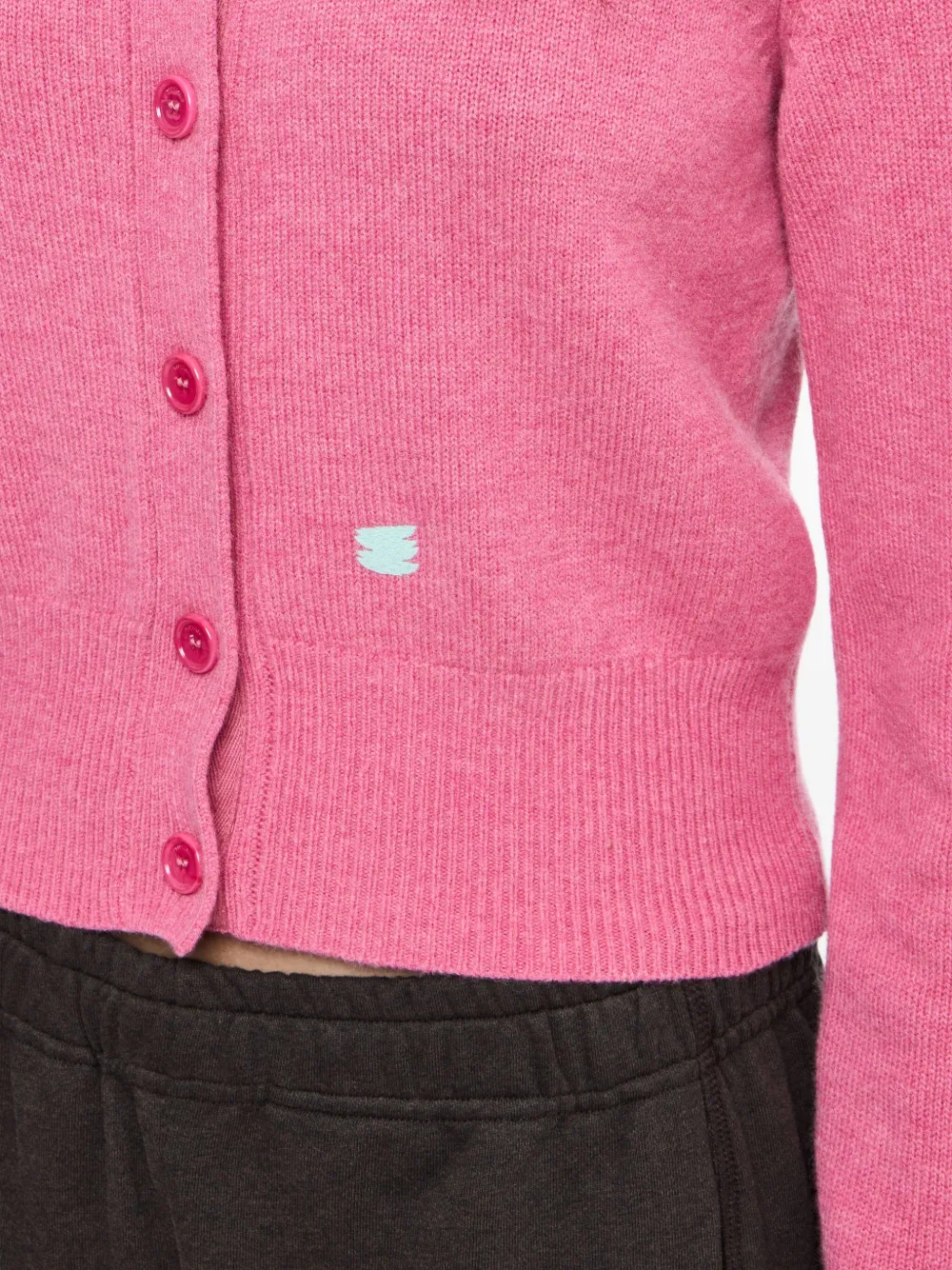 JW Anderson Vest met geborduurd logo Roze