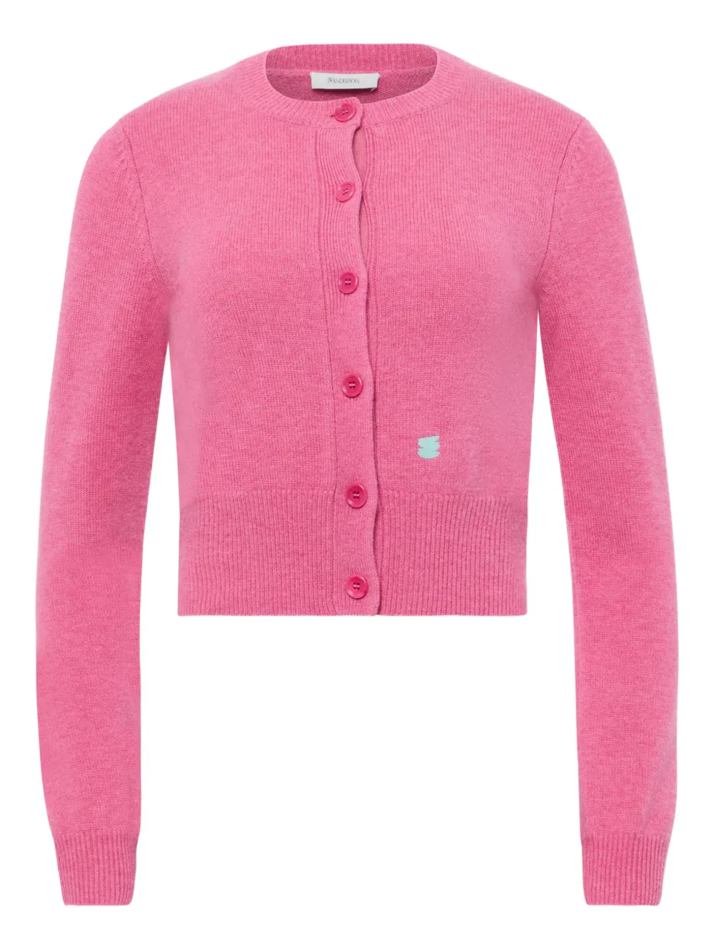 JW Anderson Vest met geborduurd logo Roze