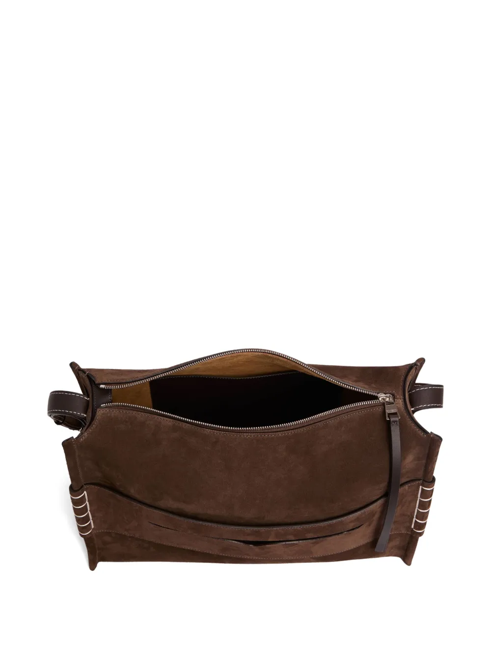 JW Anderson Messenger suède schoudertas Bruin
