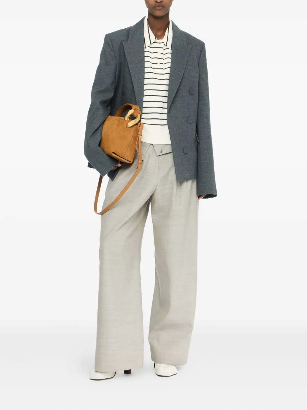 JW Anderson double-breasted wool blazer | Blazers | Image 2