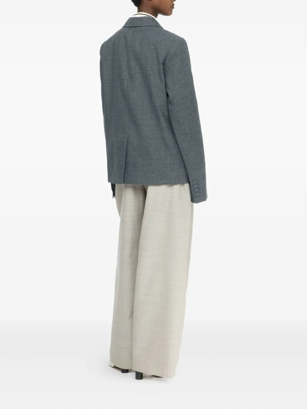 JW Anderson double-breasted wool blazer Grijs