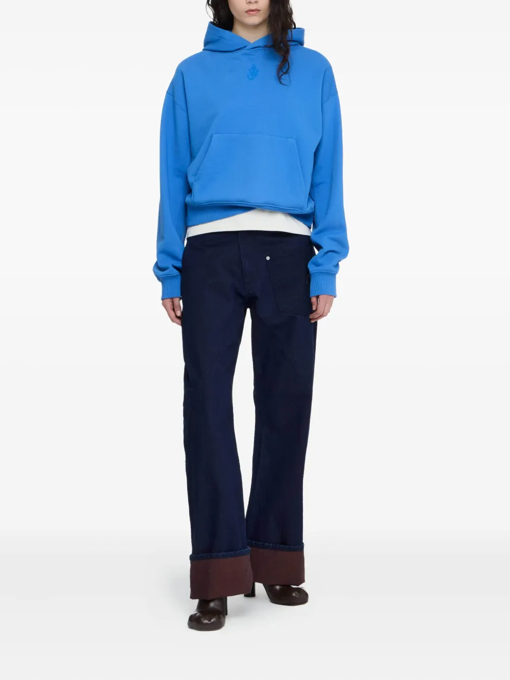 JW Anderson logo-embroidered hoodie | Hoodies | Image 2