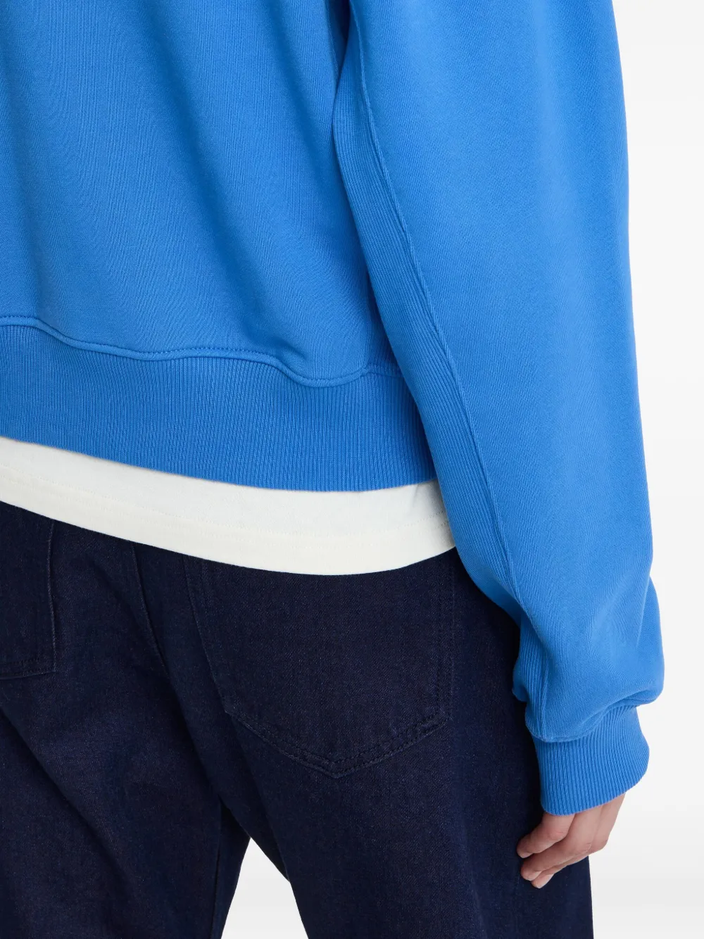 JW Anderson Hoodie met geborduurd logo Blauw
