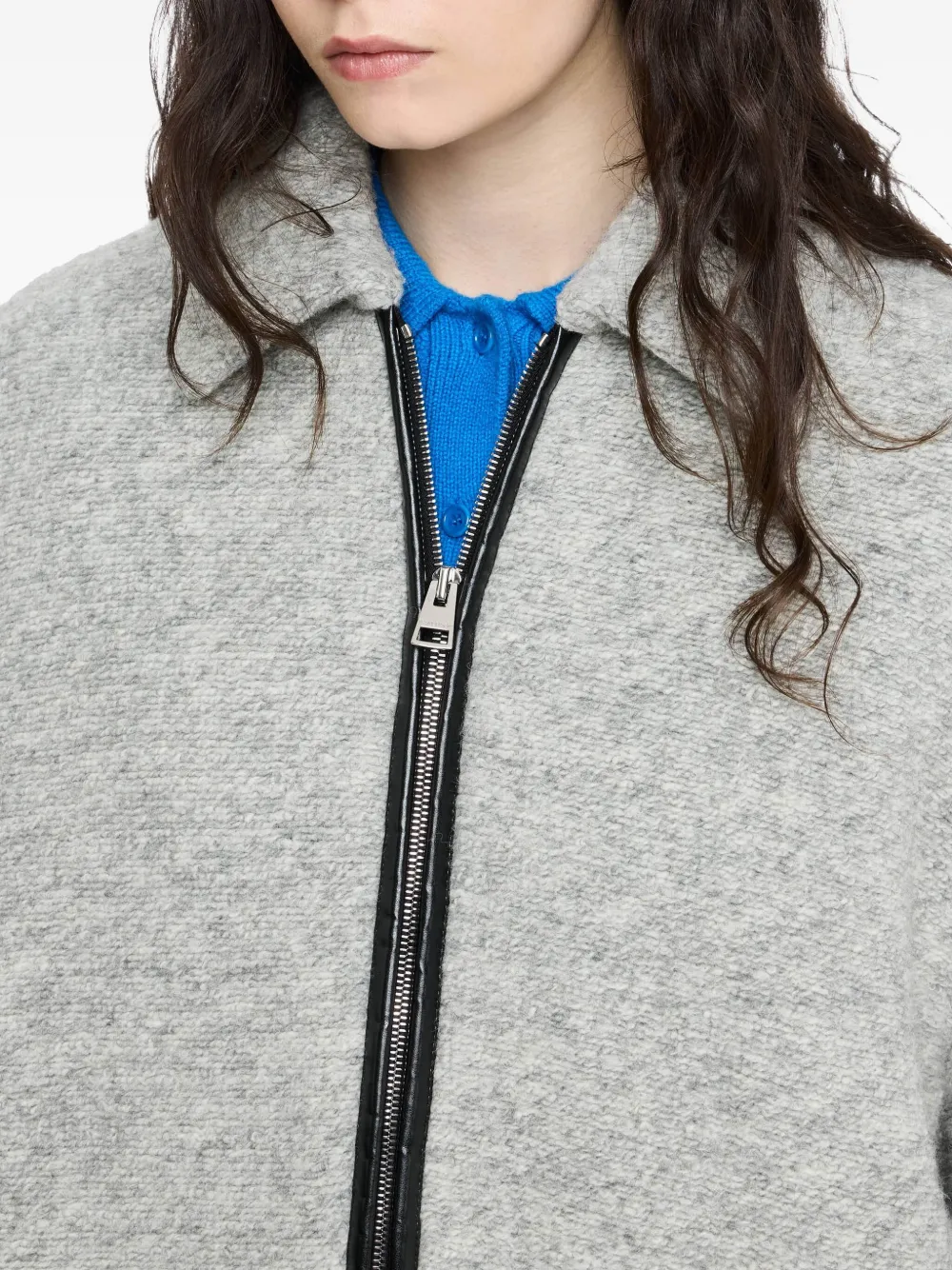 JW Anderson Katoenen jack met kraag Grijs