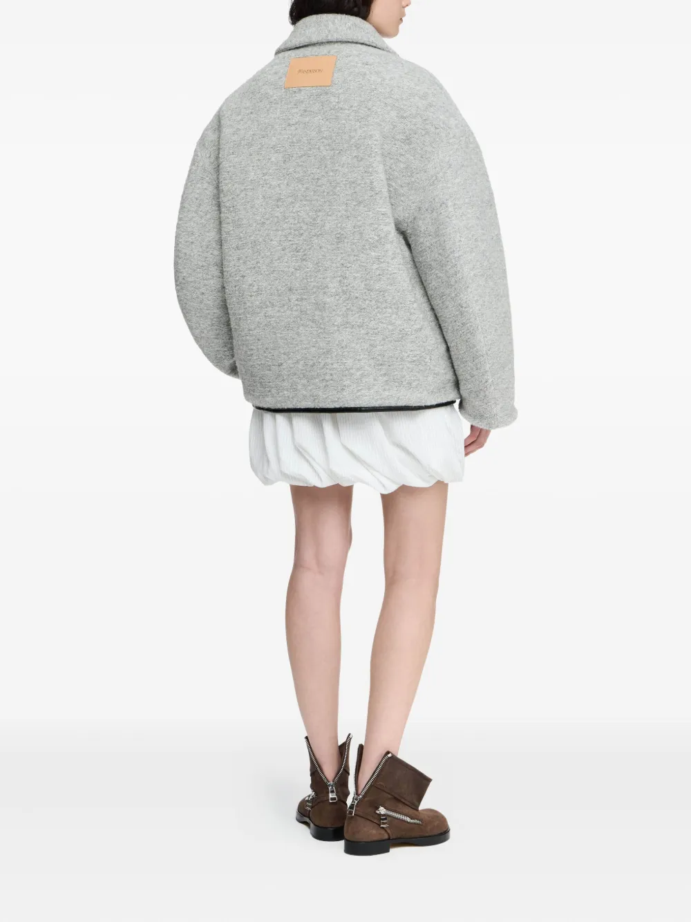 JW Anderson Katoenen jack met kraag Grijs