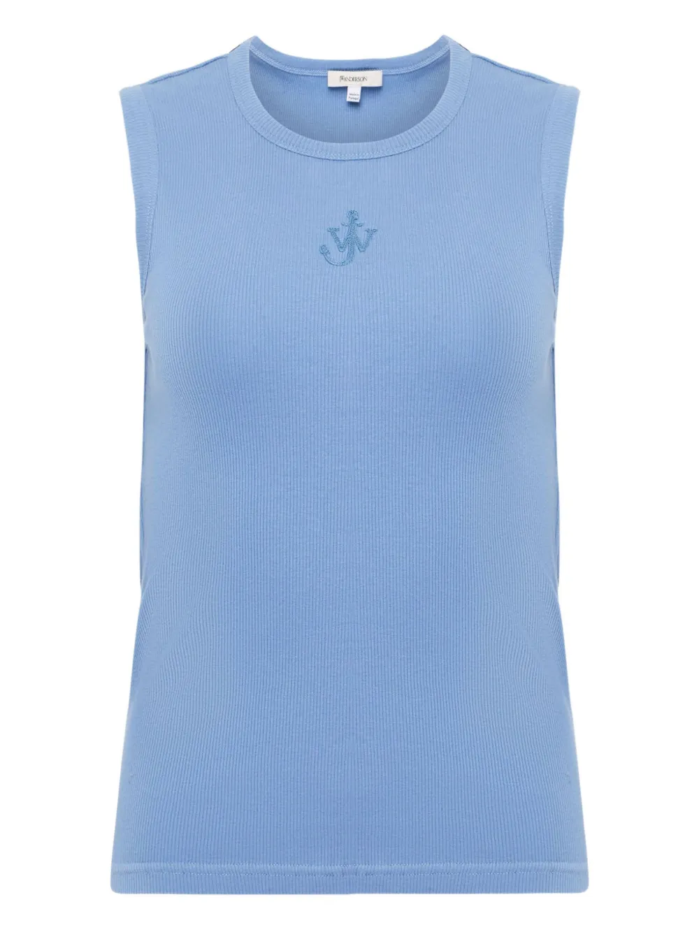 JW Anderson Tanktop met geborduurd logo Blauw