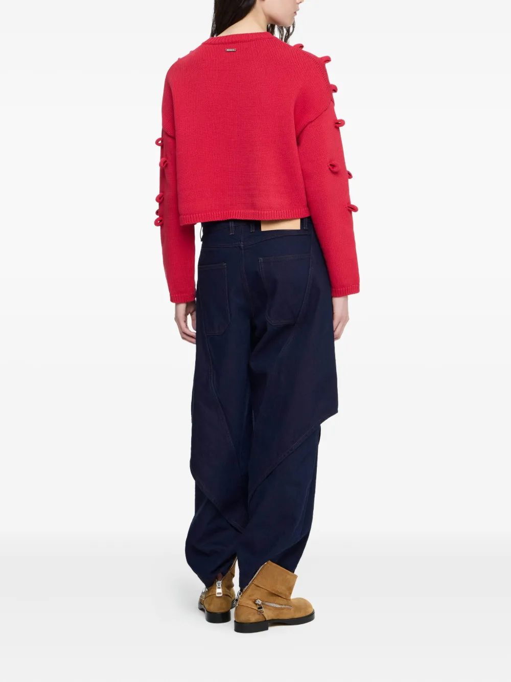 JW Anderson Cropped trui Rood