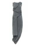JW Anderson draped tie-waist dress - Grey
