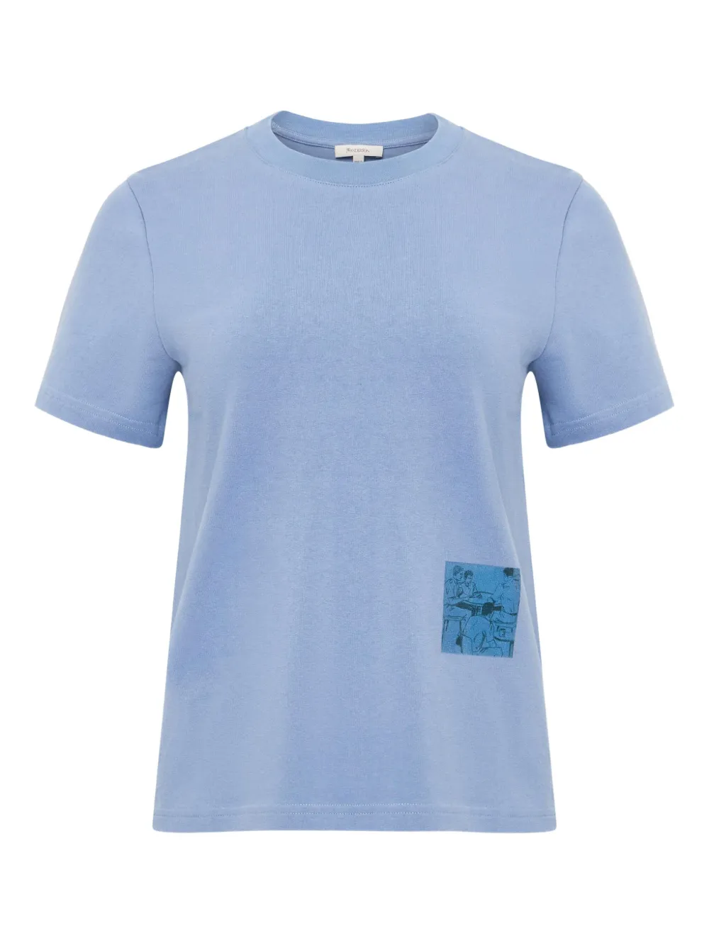 JW Anderson T-shirt met grafische print Blauw