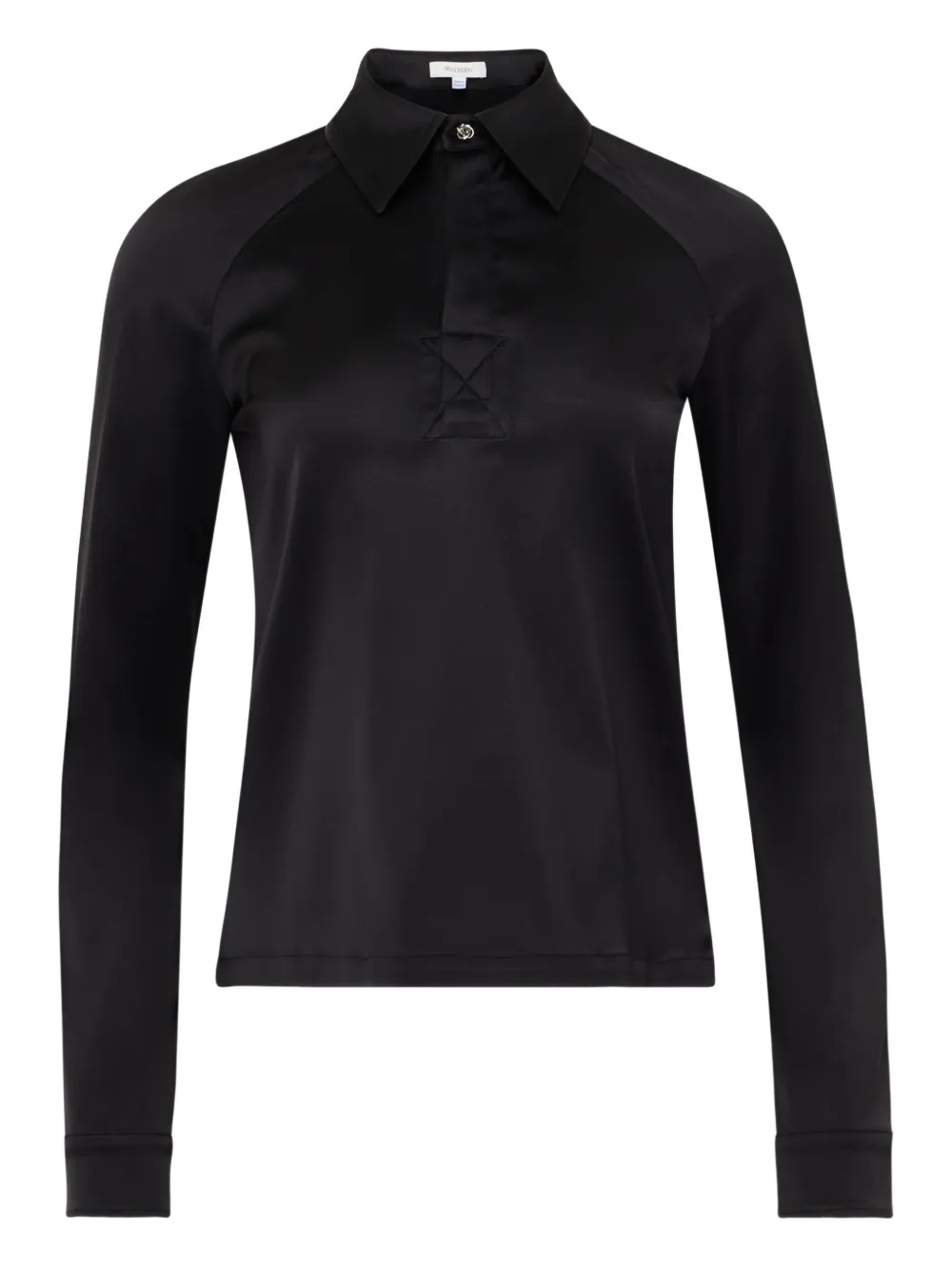 JW Anderson satin wrap skirt | Black | Image 1