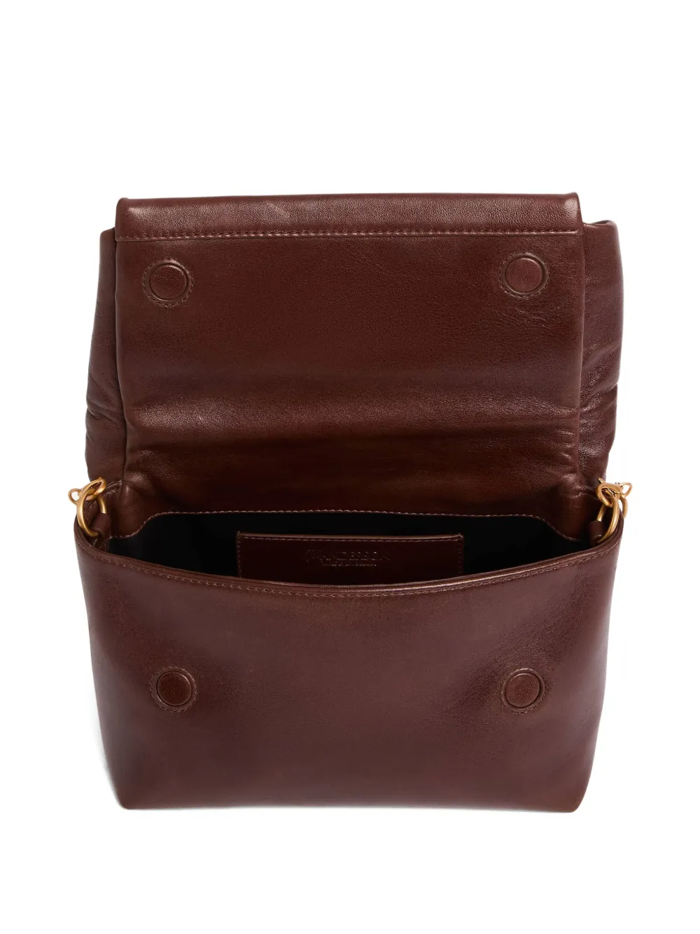 Jw Anderson Twisted-handle Leather Tote Bag In Brown