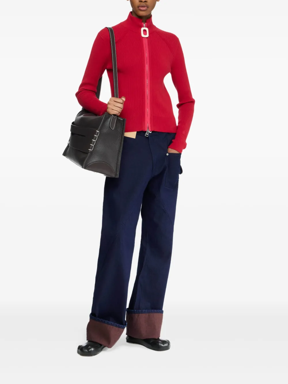 JW Anderson Vest met rits Rood