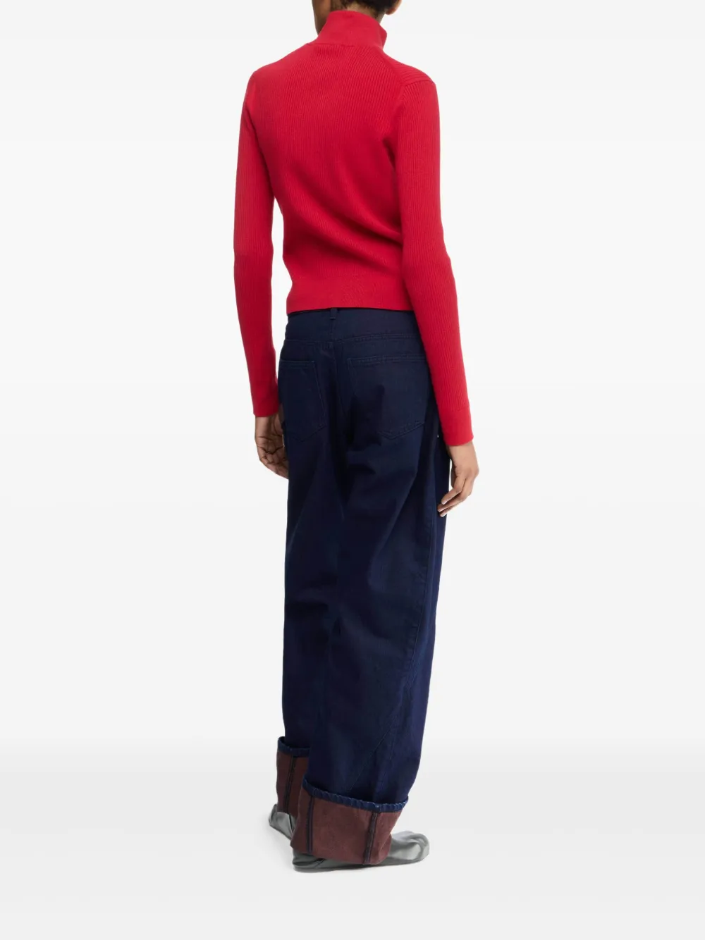 JW Anderson Vest met rits Rood