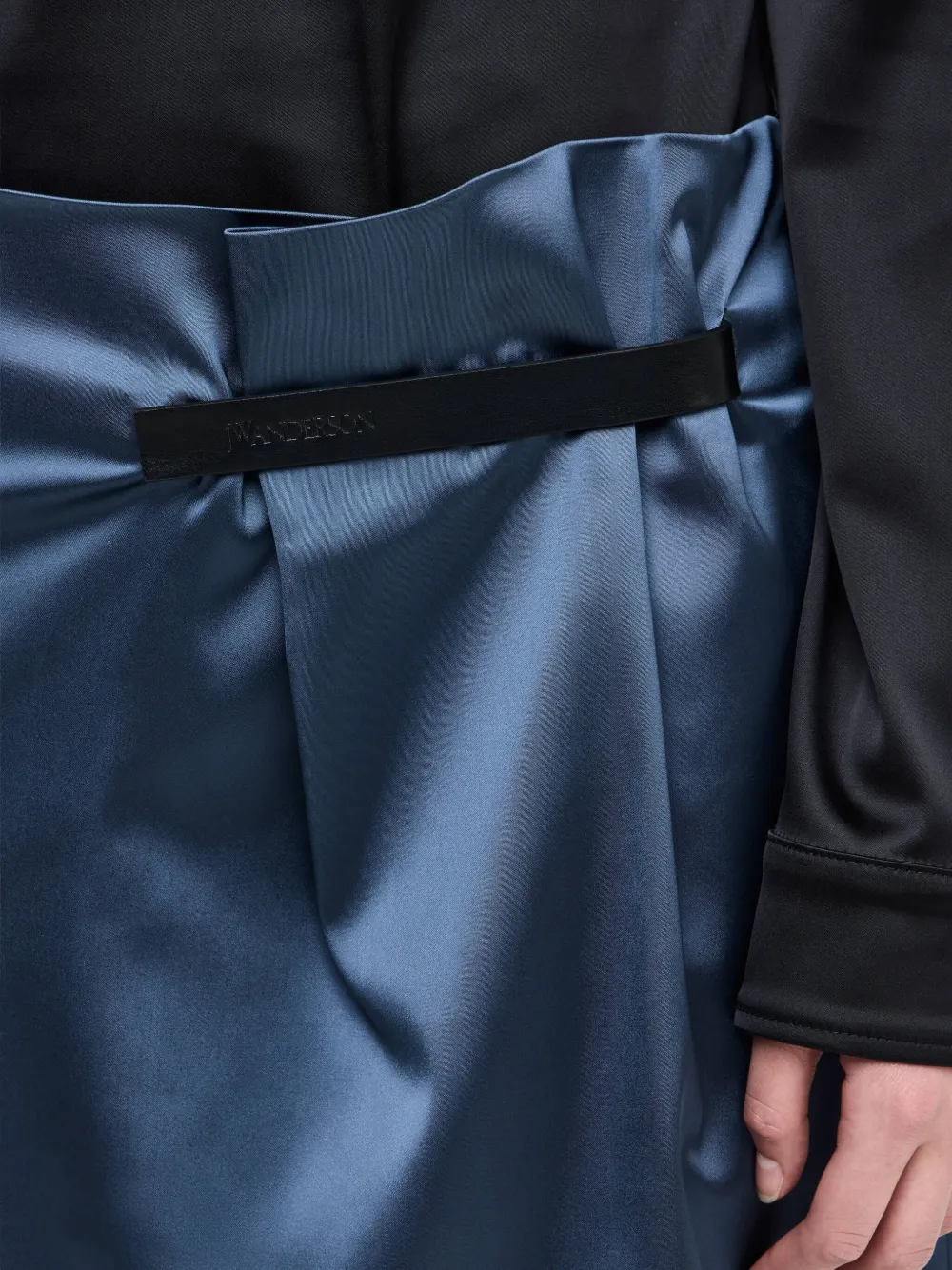 JW Anderson Satijnen mini-rok Blauw