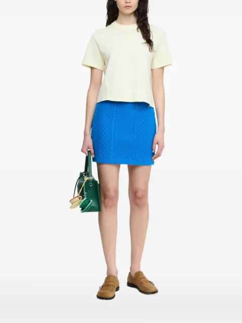 JW Anderson cable-knit mini skirt