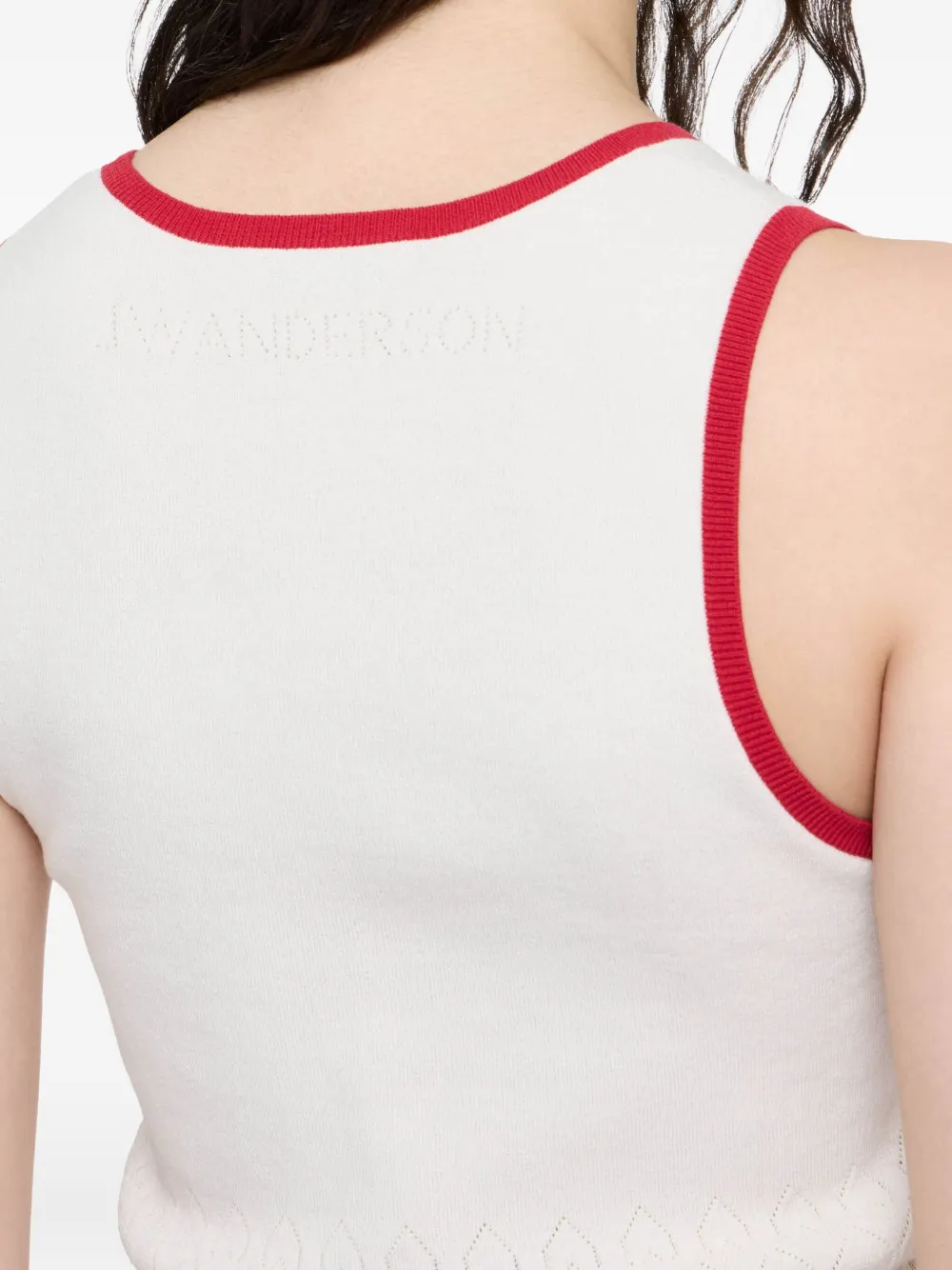 JW Anderson Tanktop met contrasterende afwerking Wit