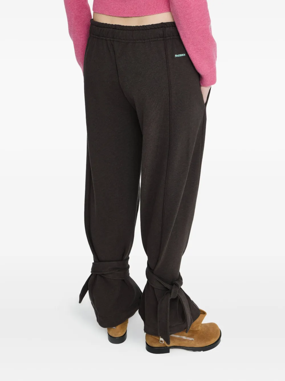 JW Anderson Broek met gestrikte manchetten Bruin
