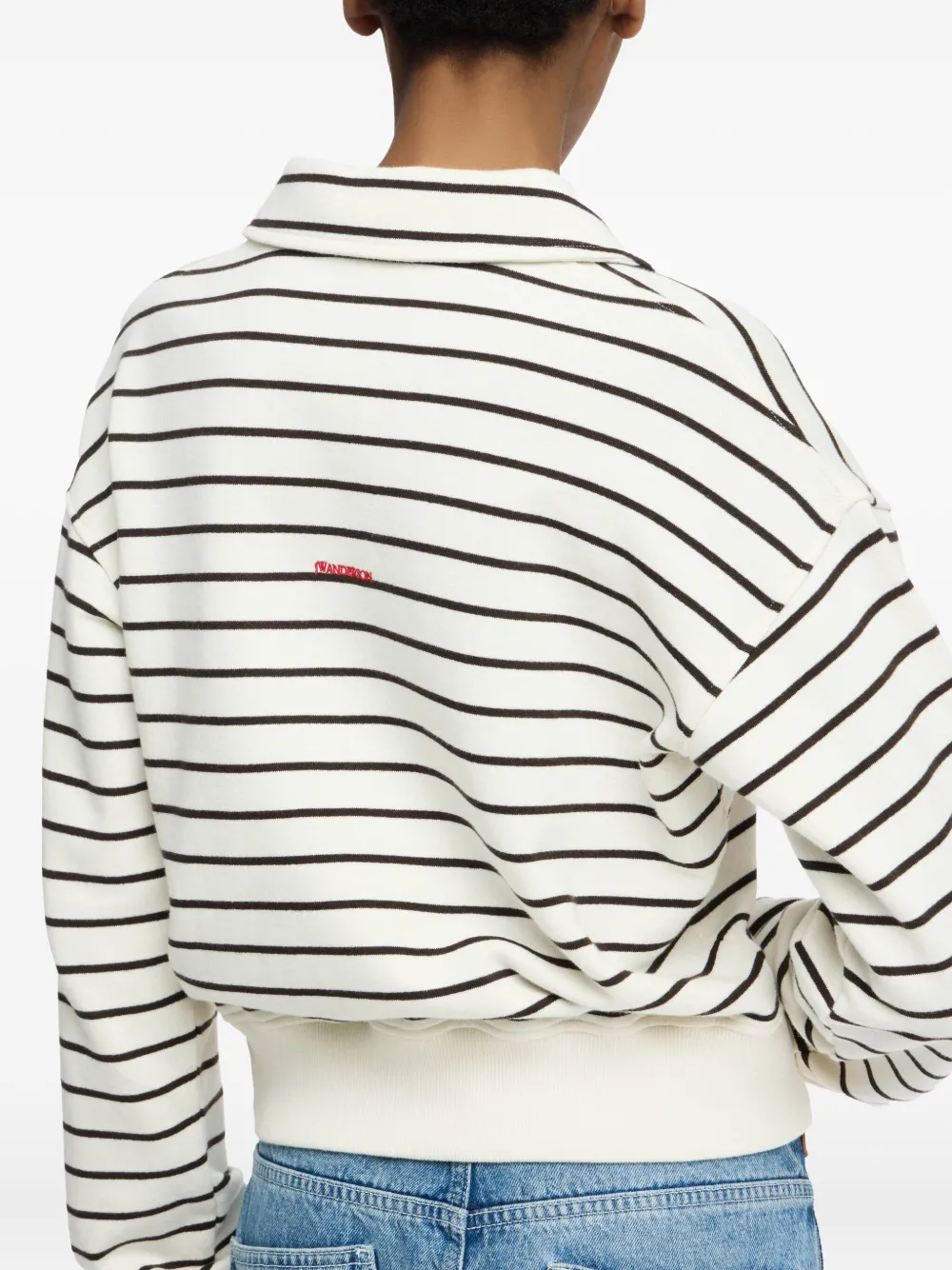 JW Anderson Gestreept poloshirt Wit