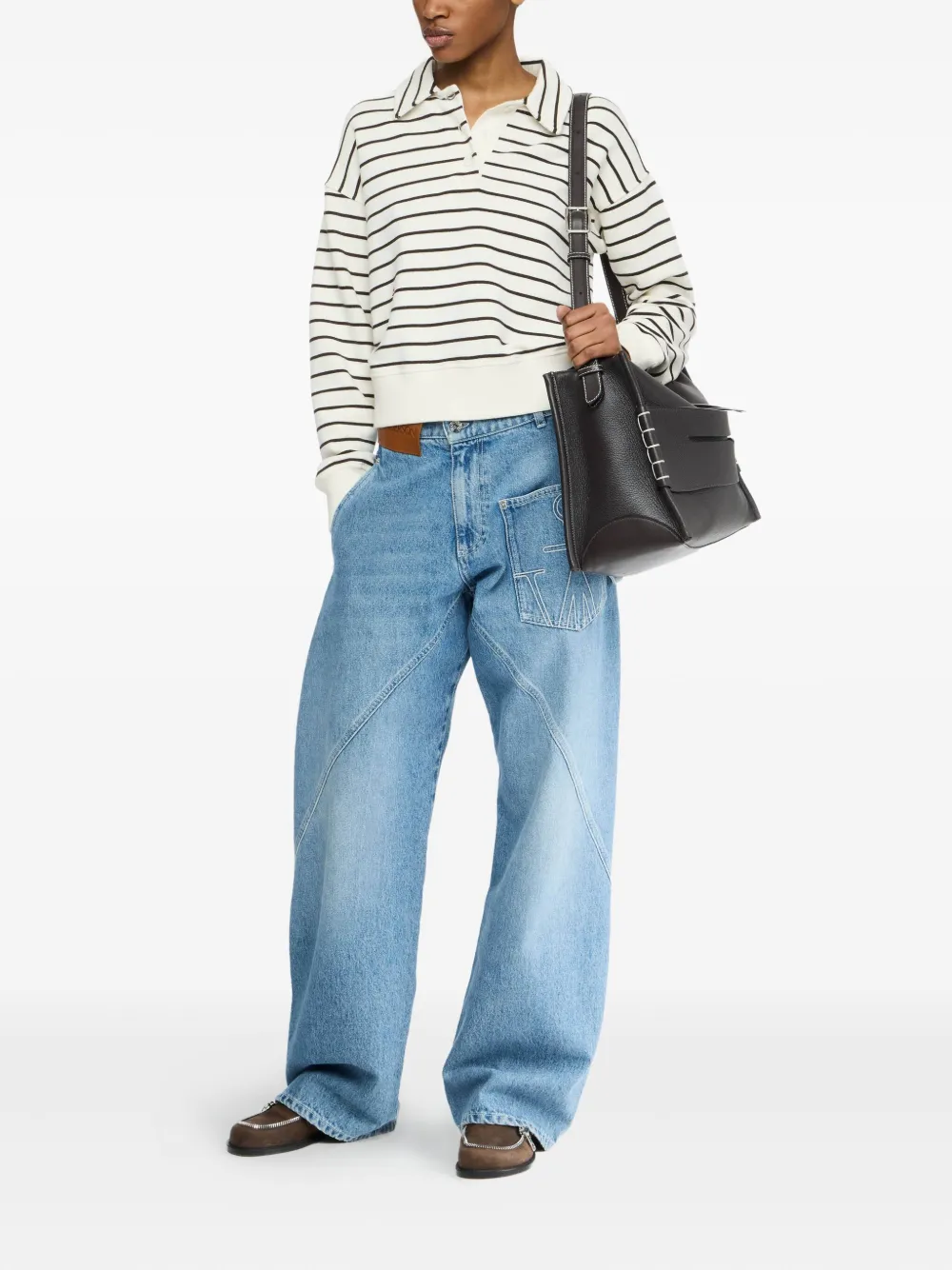JW Anderson striped polo shirt | Polo Tops | Image 2