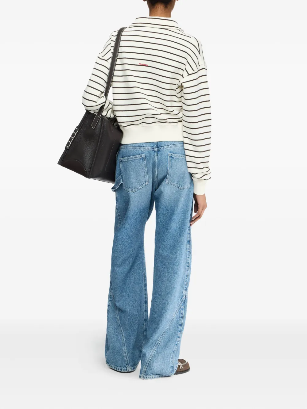 JW Anderson Gestreept poloshirt Wit