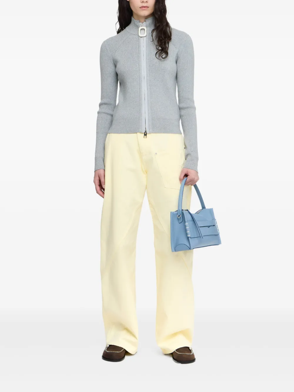JW Anderson Vest met rits Grijs