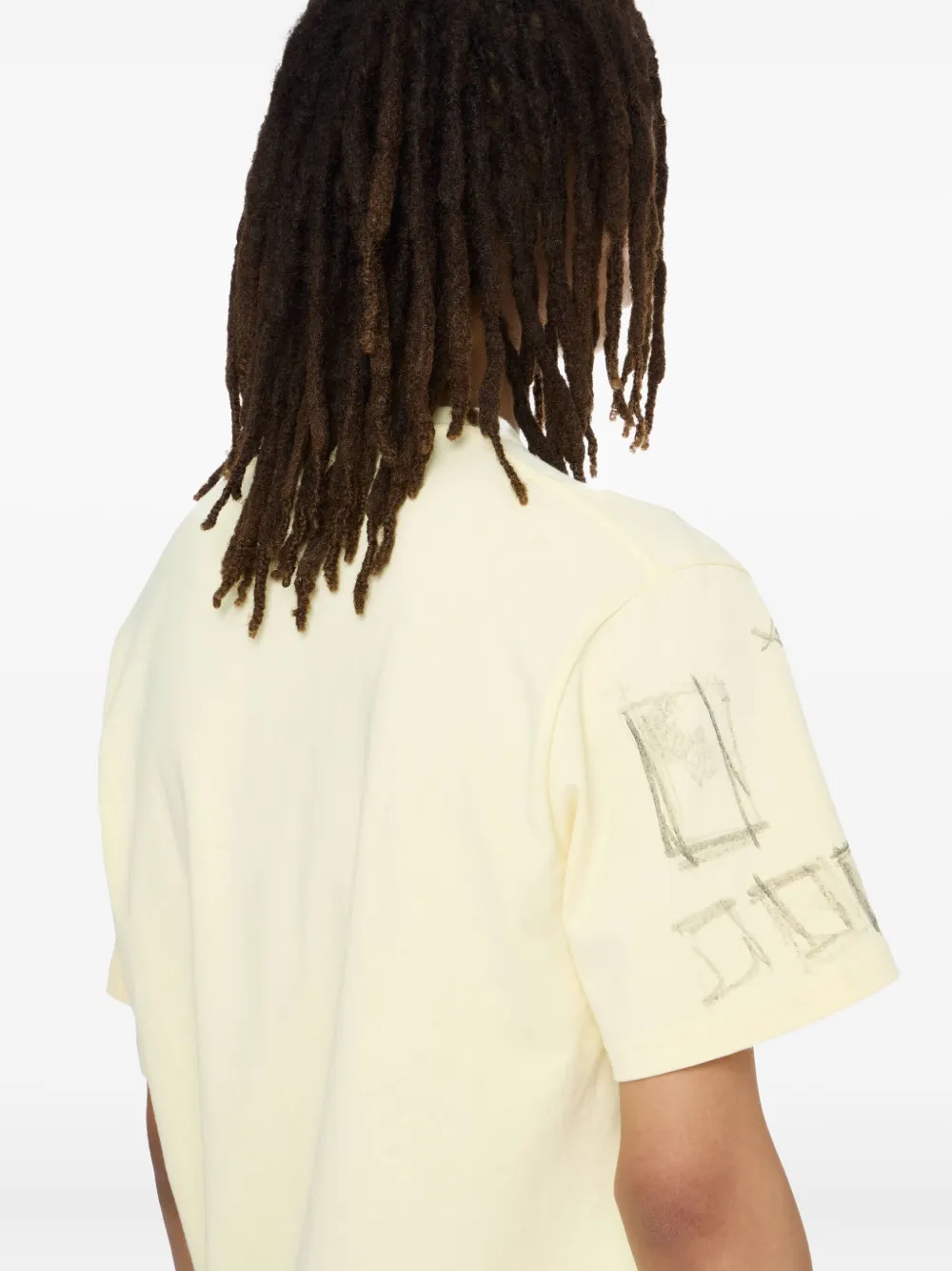 JW Anderson Café Scene T-shirt Geel