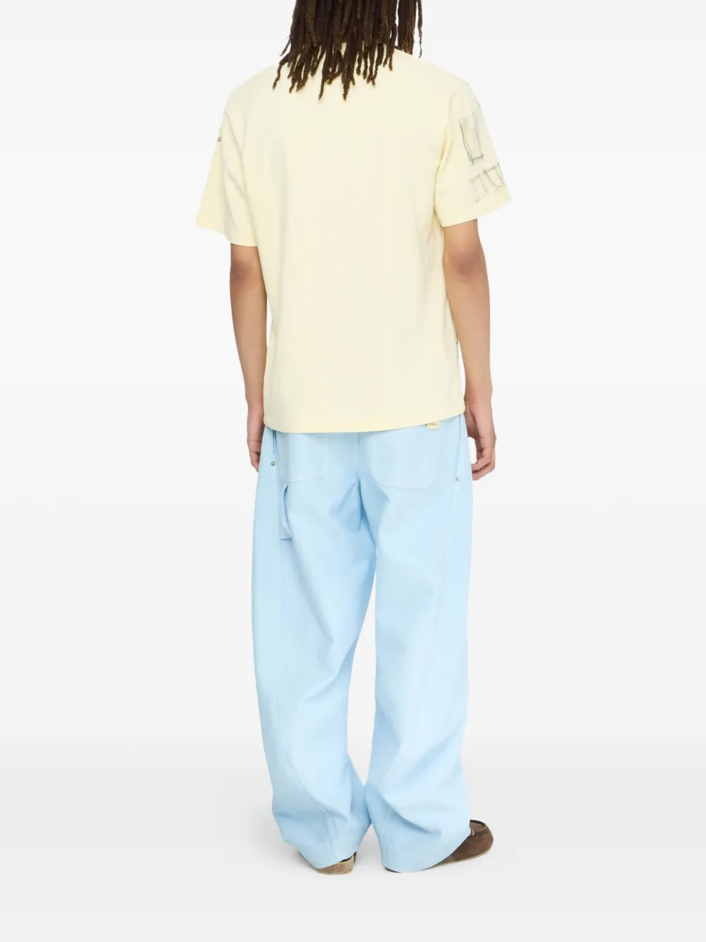 JW Anderson Café Scene T-shirt Geel